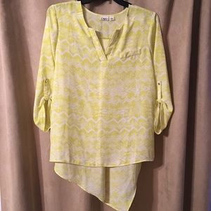 Cato sheer/nylon top Sz Large